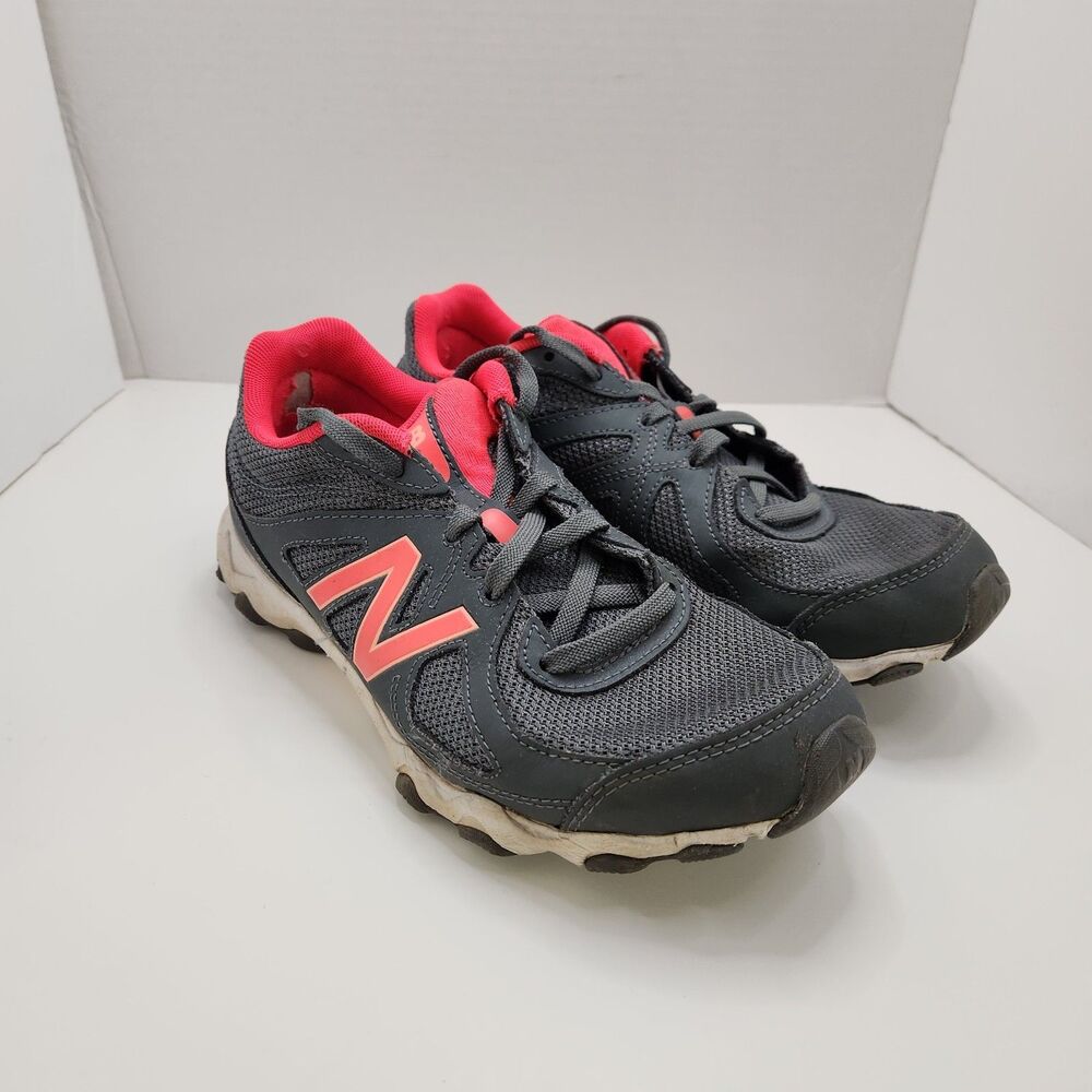 New Balance 520 Gray Red Running Shoes Sneakers WL520GG3 Women's Size‎ 8 D